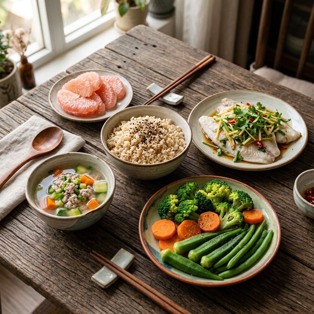 Mâm cơm dinh dưỡng chuẩn Y khoa phong cách Việt
